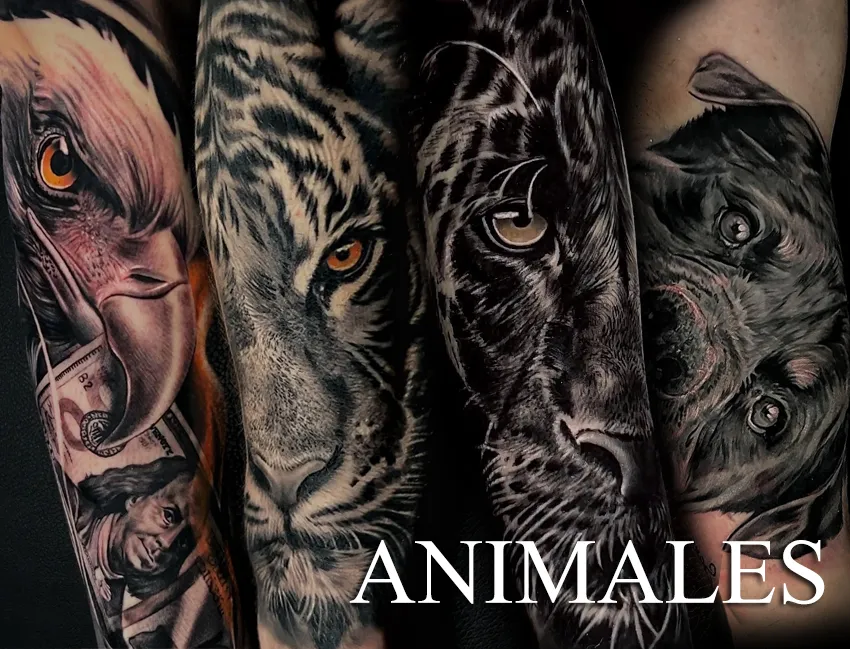 Tatuajes de animales en Barcelona por Tony Black