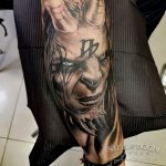 Tatuaje realista barcelona Demonio