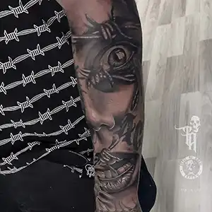 Chica Horror Tattoo