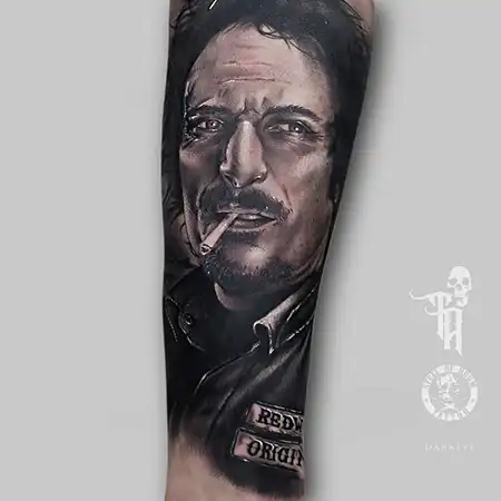 Tattoo Hijos de la Anarquia por Tony Atichati
