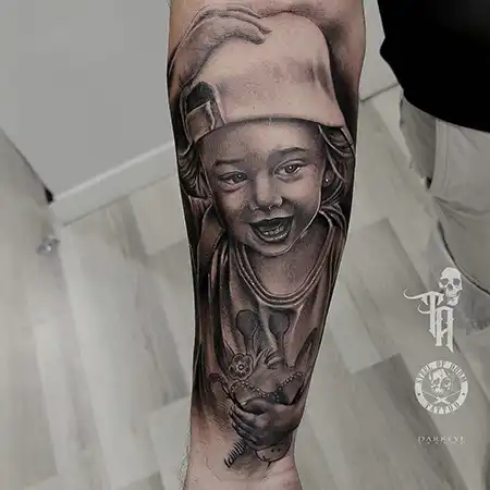 Tattoo realismo tony atichati barcelona