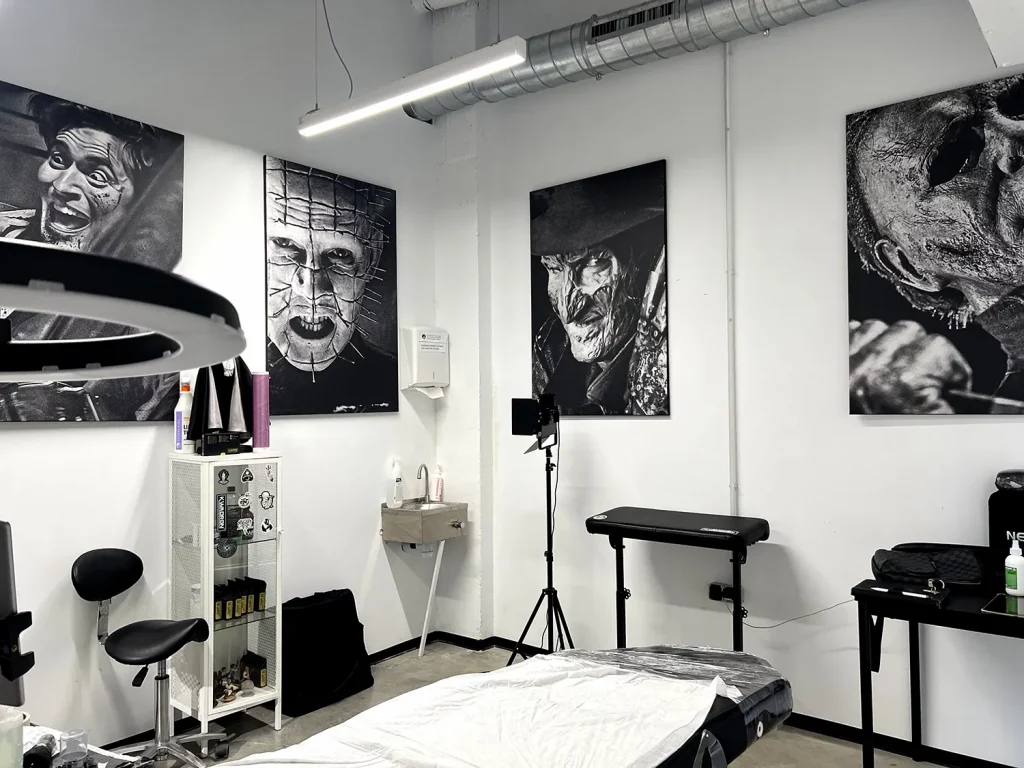 Box 4 de nuestro estudio de tatuajes y piercing en Barcelona