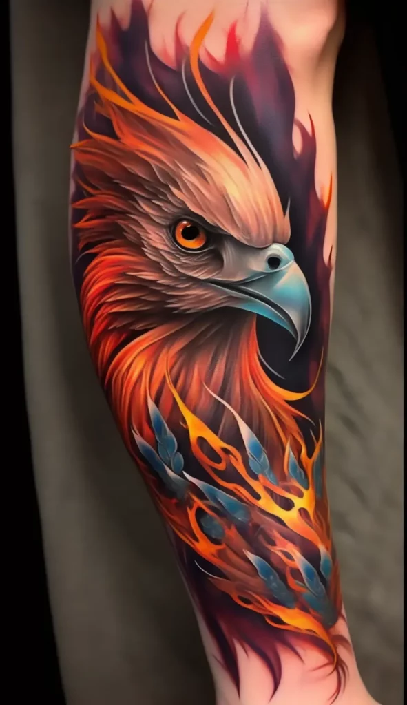 tatuajes ave fenix ideas