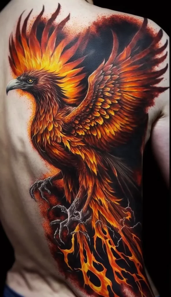 tatuaje fenix