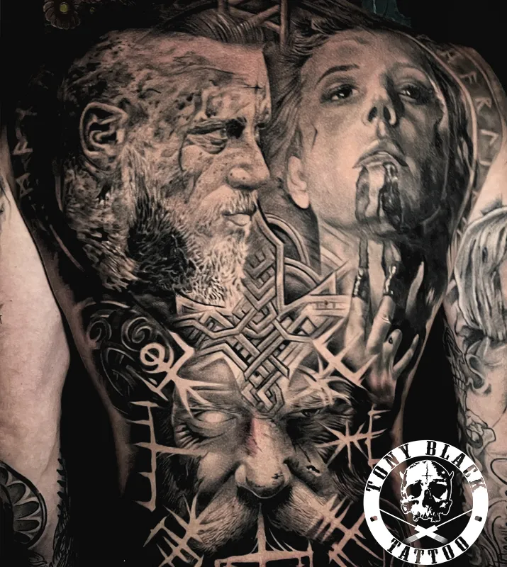 Tatuajes Realismo de Vikingos