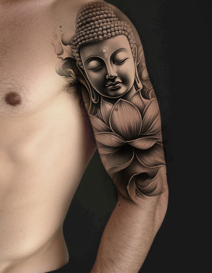 Tatuaje Buda hombre