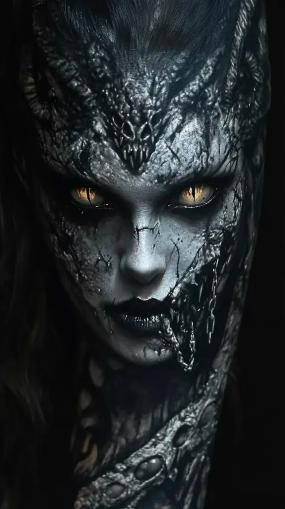 Concepto tattoo realismo demonia