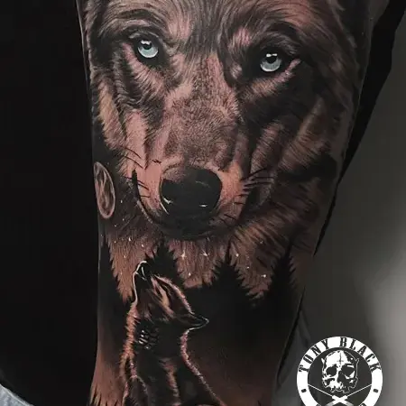 Tatuajes Realistas en Barcelona Lobos