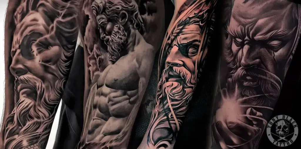 Tatuajes de Zeus Por Tony Black