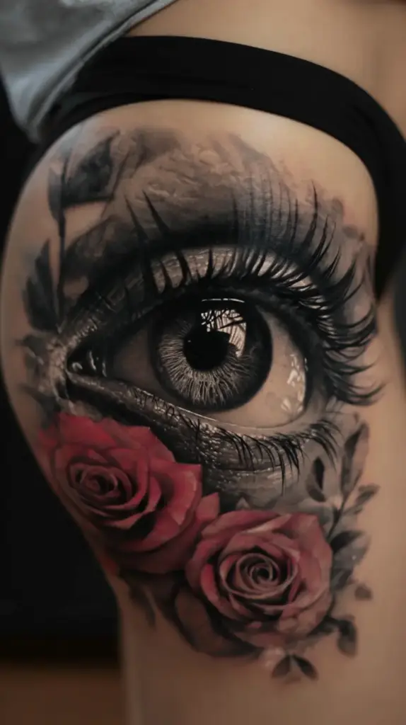 Tatuajes ojos realistas en barcelona