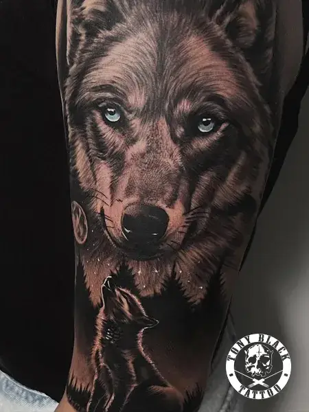 Tatuajes Realismo Lobo